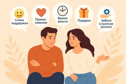Как понять партнера, если ваши языки любви различаются?