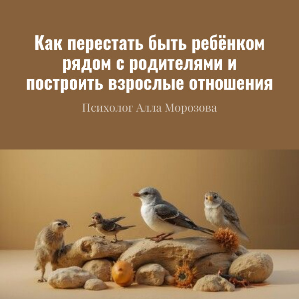 Как наладить взрослые отношения с родителями и избежать детских реакций